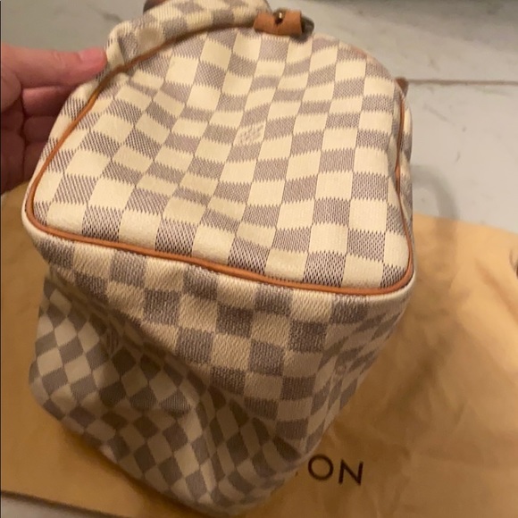 Louis Vuitton speedy 30 damier azul - Picture 6 of 7